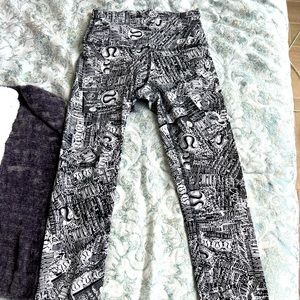 Lululemon Wunder train high rise tight 25” size 4
